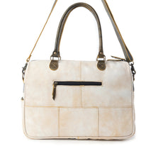 Load image into Gallery viewer, Myra Summit Line Leather Laptop Bag in Desert Cream