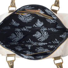 Load image into Gallery viewer, Myra Summit Line Leather Laptop Bag in Desert Cream