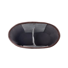 Load image into Gallery viewer, Myra Textura Cotton &amp; Leather Wine Holder in Saddle Frost