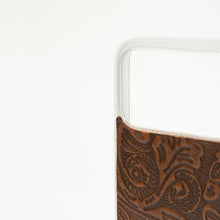 Load image into Gallery viewer, Myra Toolcrest Embossed Leather iPhone 17 Pro Max Mobile Case