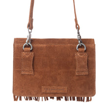 Load image into Gallery viewer, Myra Yellowstone Highland Range Suede Leather Belt Bag in Desert Tan