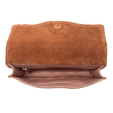 Load image into Gallery viewer, Myra Yellowstone Highland Range Suede Leather Belt Bag in Desert Tan