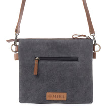 Load image into Gallery viewer, Myra Thunderpeak Concho Hairon Leather Bag in Fawn Sand
