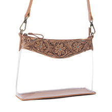 Load image into Gallery viewer, Myra Rodeo Frontier Clear Bag in Bridle Biscuit