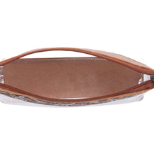 Load image into Gallery viewer, Myra Rodeo Frontier Clear Bag in Bridle Biscuit