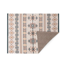 Load image into Gallery viewer, Myra Canyon Knit Cotton Throw in Sandstone Geo For Your Western Couch