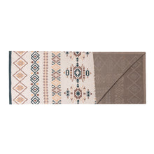 Load image into Gallery viewer, Myra Canyon Knit Cotton Throw in Sandstone Geo For Your Western Couch