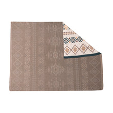 Load image into Gallery viewer, Myra Canyon Knit Cotton Throw in Sandstone Geo For Your Western Couch