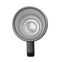 Load image into Gallery viewer, Myra Westmark Tooled Western Tumbler in White Stainless Steel with Leather Wrap and Handle for Use