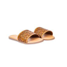 Load image into Gallery viewer, Willa Hand-Tooled Sandals