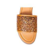 Load image into Gallery viewer, Willa Hand-Tooled Sandals