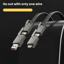 Load image into Gallery viewer, 4-in-1 The Cable  Fast Charger for iPhone Series And Samsung Series