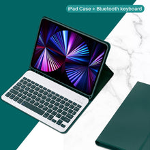 Load image into Gallery viewer, PU Leather iPad Case with Stand and Keyboard