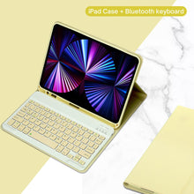 Load image into Gallery viewer, PU Leather iPad Case with Stand and Keyboard