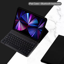 Load image into Gallery viewer, PU Leather iPad Case with Stand and Keyboard