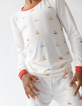 Load image into Gallery viewer, Sailboat Bamboo Kids Pajama Set