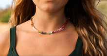 Load image into Gallery viewer, Natural Gemstone Necklace + 14k Gold Filled Toggle : Sandbar