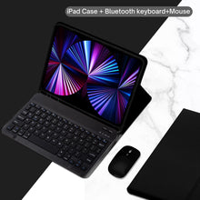 Load image into Gallery viewer, PU Leather iPad Case with Stand and Keyboard