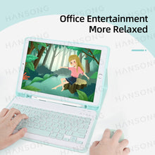 Load image into Gallery viewer, PU Leather iPad Case with Stand and Keyboard