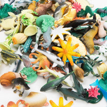 Load image into Gallery viewer, GIFT Set with SEA CREATURES - Bath Bombs with toys inside - 6 Large 5 oz, colorful, moisturizing
