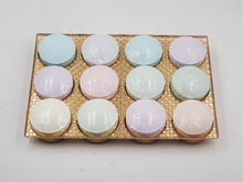 Load image into Gallery viewer, 12 Aromatherapy Shower Steamers - NEWEST - Most Popular scents - 100% Essential Oil Blends - individually wrapped 1.6 oz each