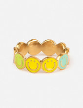 Load image into Gallery viewer, Smiley Enamel Ring
