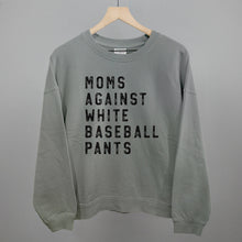 Load image into Gallery viewer, Moms Against White Baseball Pants