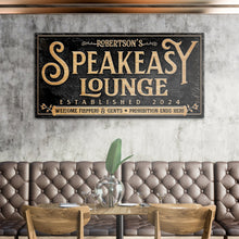 Load image into Gallery viewer, Speakeasy Personalized Bar Sign II