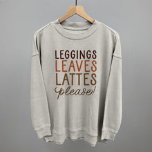 Load image into Gallery viewer, Leggings, Leaves, Lattes Please!