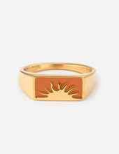 Load image into Gallery viewer, Sunrise Rectangular Signet Ring