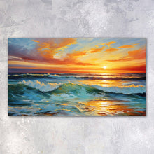 Load image into Gallery viewer, Canvas Print: "Sunset Surge"