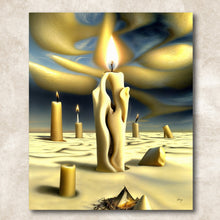 Load image into Gallery viewer, Canvas Print: "Surreal Flames"