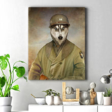 Load image into Gallery viewer, Pet Husky Military Dog Sign