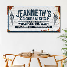 Load image into Gallery viewer, Ice Cream Shop Sign