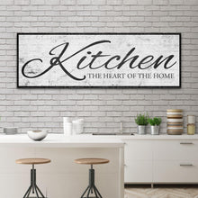 Load image into Gallery viewer, Kitchen Is The Heart Of The Home Sign II