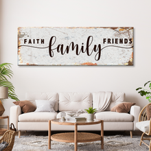 Load image into Gallery viewer, Faith Family Friends Sign II