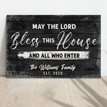 Load image into Gallery viewer, May The Lord Bless This House And All Who Enter Sign