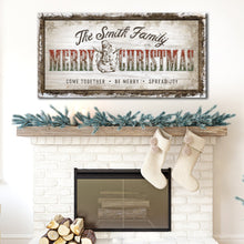 Load image into Gallery viewer, Merry Christmas Sign