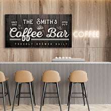 Load image into Gallery viewer, Family Coffee Bar Sign