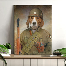 Load image into Gallery viewer, Pet Beagle Military Dog Sign