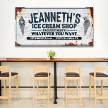 Load image into Gallery viewer, Ice Cream Shop Sign