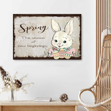 Load image into Gallery viewer, Easter Bunny Spring Sign