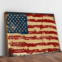 Load image into Gallery viewer, American Flag Canvas Wall Art