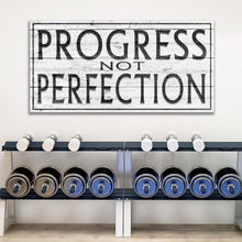 Load image into Gallery viewer, Progress Not Perfection Sign