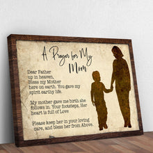 Load image into Gallery viewer, A Prayer For My Mom Mother's Day Gift Sign