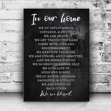 Load image into Gallery viewer, In Our Home We Are Blessed Sign II
