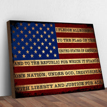 Load image into Gallery viewer, I Pledge Allegiance To The Flag Of USA Sign