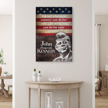 Load image into Gallery viewer, John F. Kennedy Inaugural Address Sign