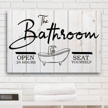 Load image into Gallery viewer, The Bathroom Sign