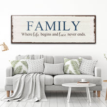 Load image into Gallery viewer, 8 Powerful Words Family Sign II